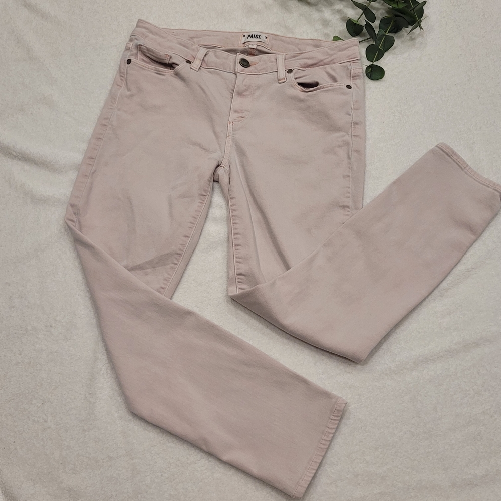 PAIGE Verdugo Ankle Pink Poppy Pants size 31